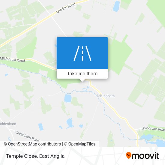 Temple Close map