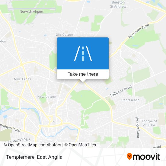 Templemere map