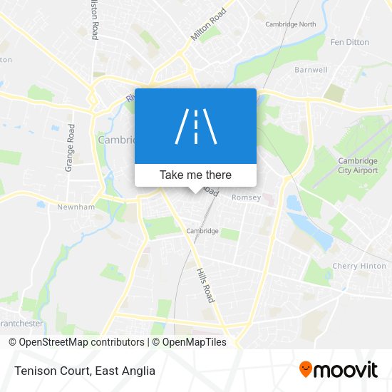 Tenison Court map