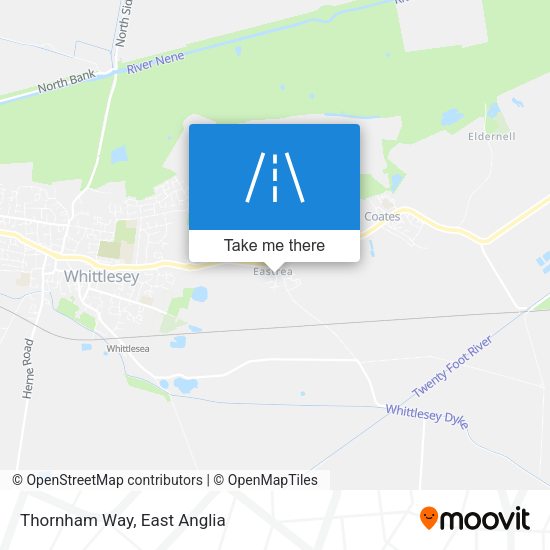 Thornham Way map