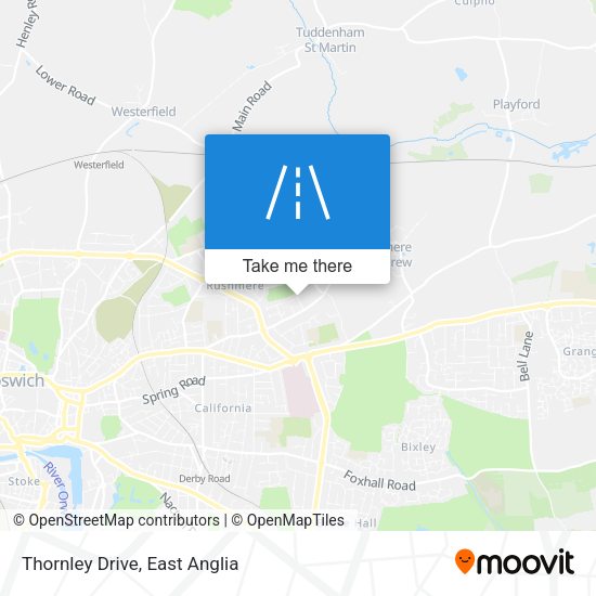 Thornley Drive map