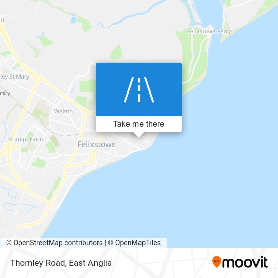 Thornley Road map