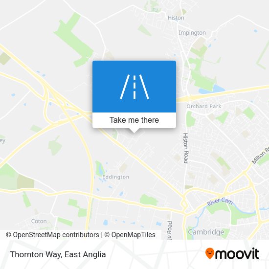 Thornton Way map
