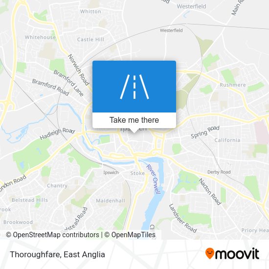 Thoroughfare map