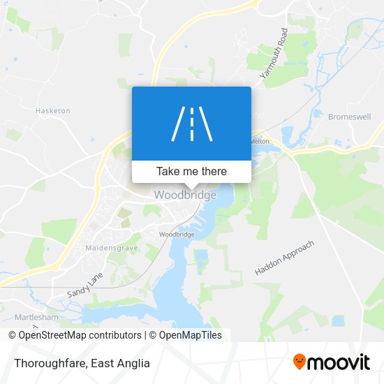 Thoroughfare map