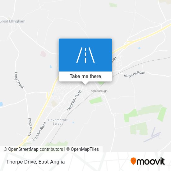 Thorpe Drive map