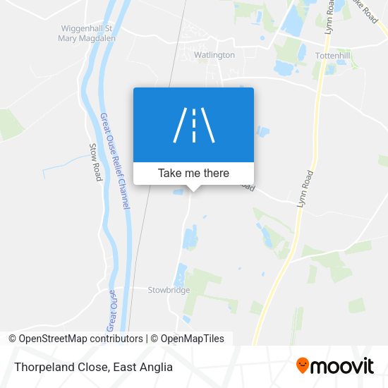 Thorpeland Close map