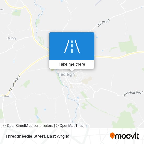 Threadneedle Street map