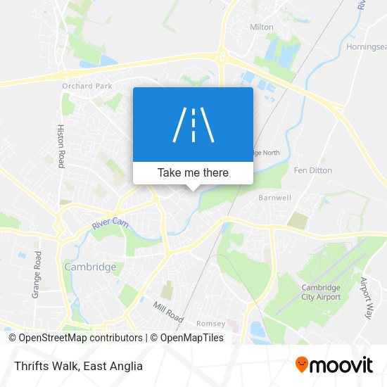 Thrifts Walk map