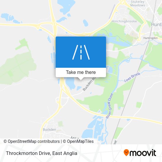 Throckmorton Drive map
