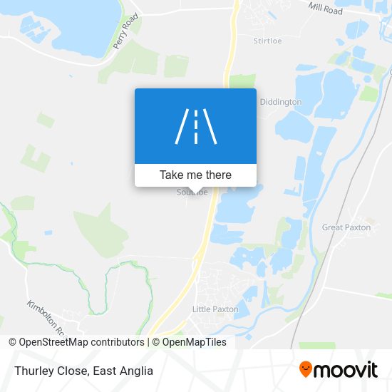 Thurley Close map