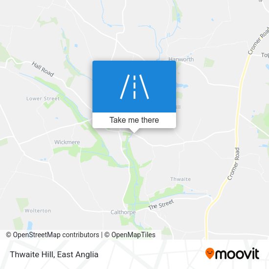 Thwaite Hill map
