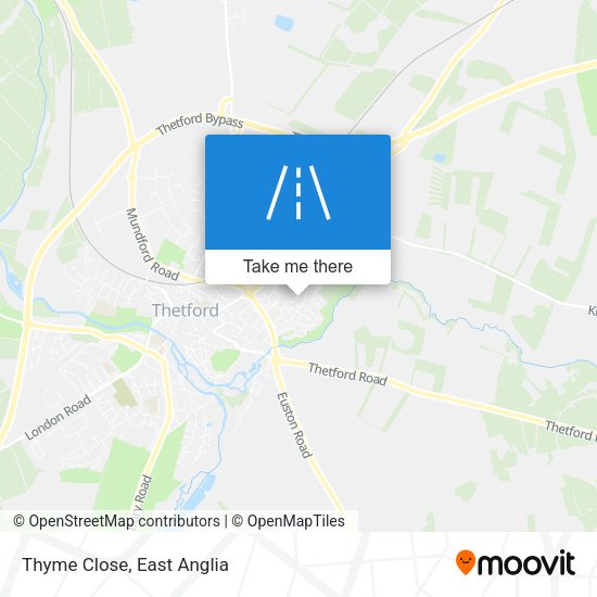 Thyme Close map