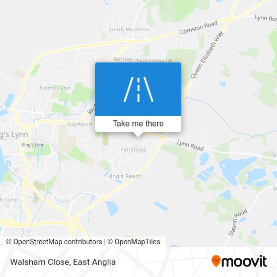 Walsham Close map