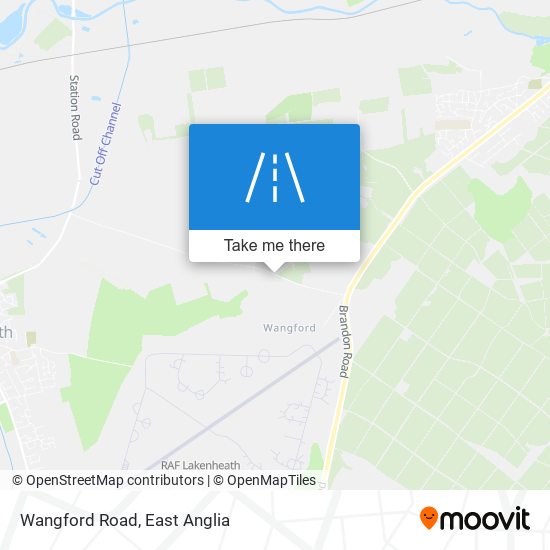 Wangford Road map