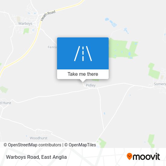Warboys Road map