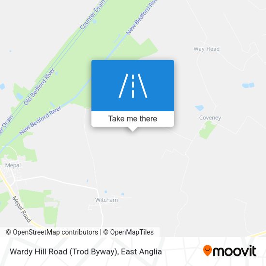 Wardy Hill Road (Trod Byway) map