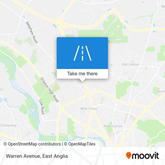 Warren Avenue map