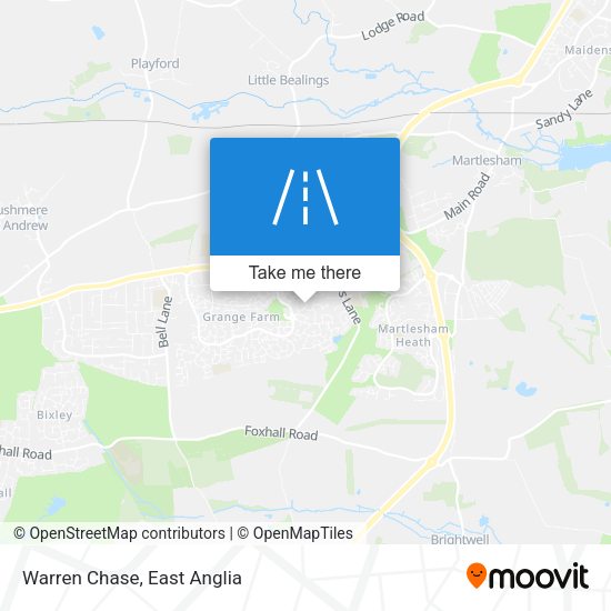 Warren Chase map