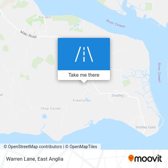 Warren Lane map