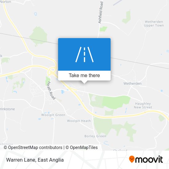 Warren Lane map