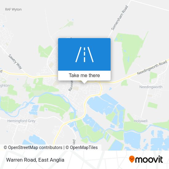 Warren Road map