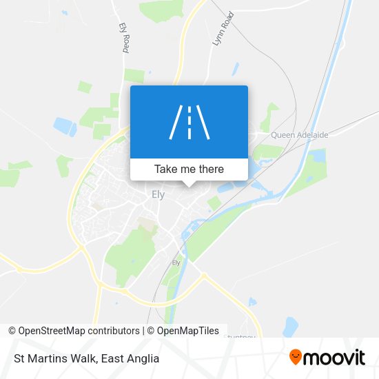 St Martins Walk map