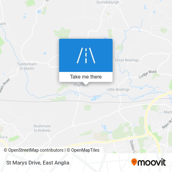 St Marys Drive map