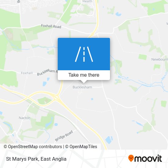 St Marys Park map