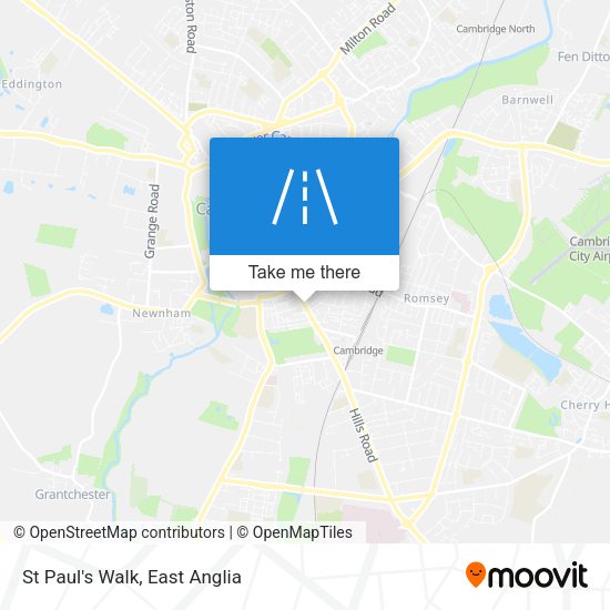 St Paul's Walk map