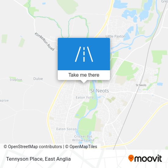 Tennyson Place map