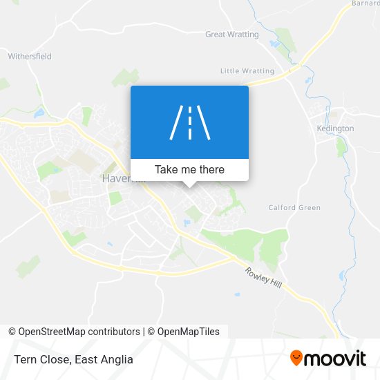 Tern Close map