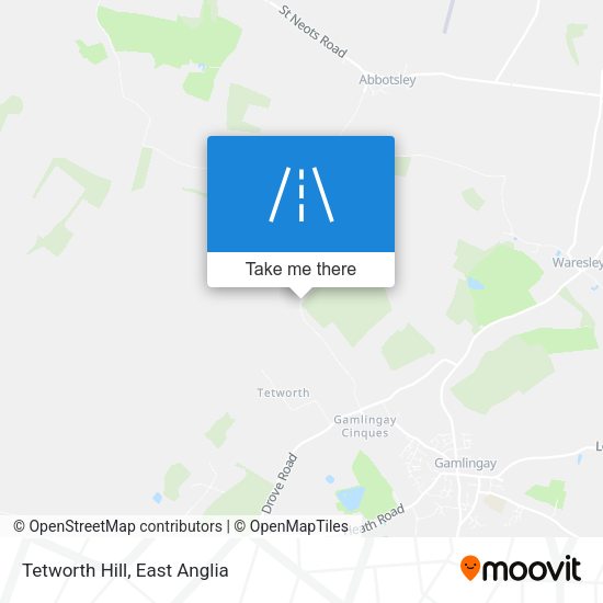 Tetworth Hill map