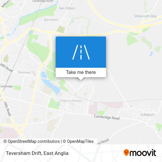 Teversham Drift map