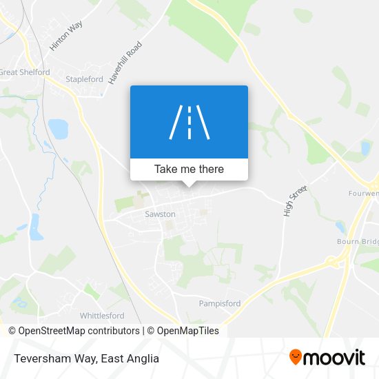 Teversham Way map