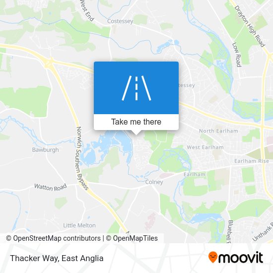 Thacker Way map