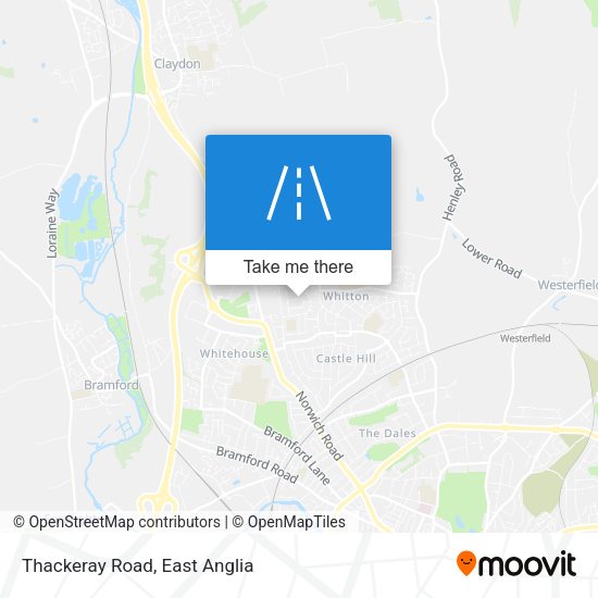 Thackeray Road map