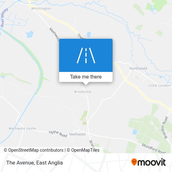 The Avenue map