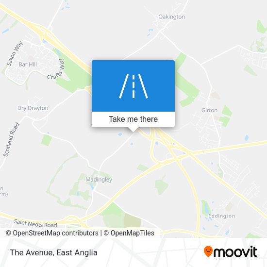 The Avenue map