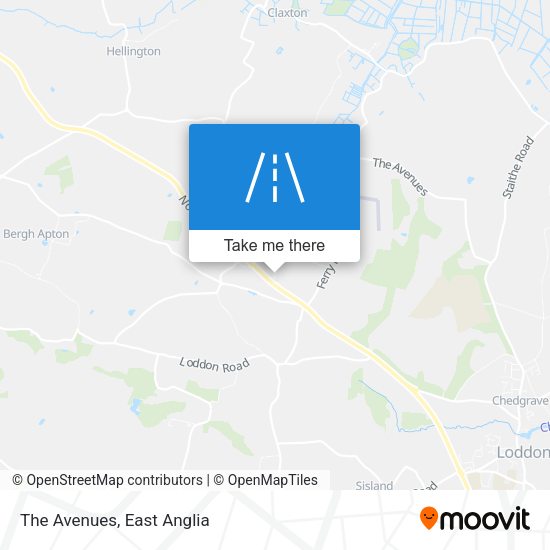 The Avenues map