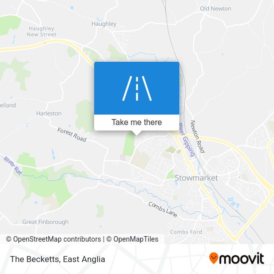 The Becketts map