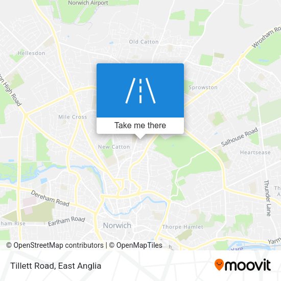 Tillett Road map
