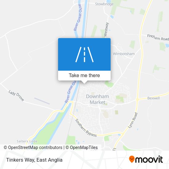 Tinkers Way map