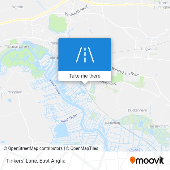 Tinkers' Lane map