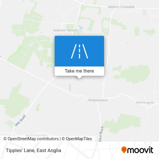 Tipples' Lane map