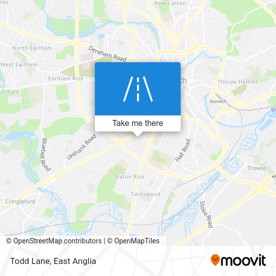 Todd Lane map