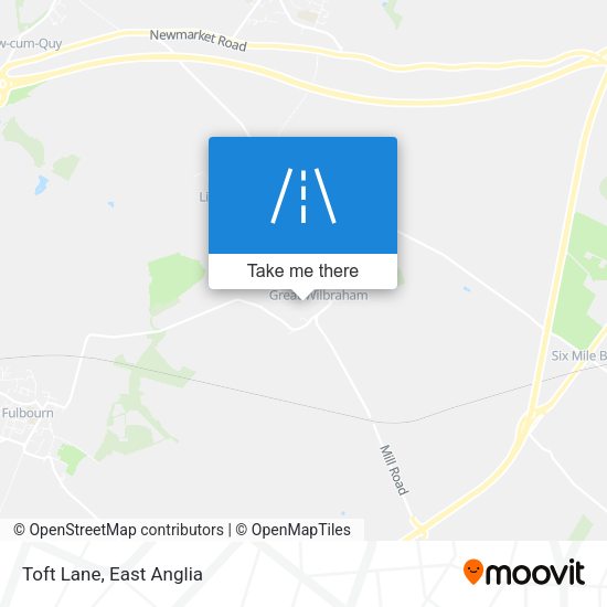 Toft Lane map