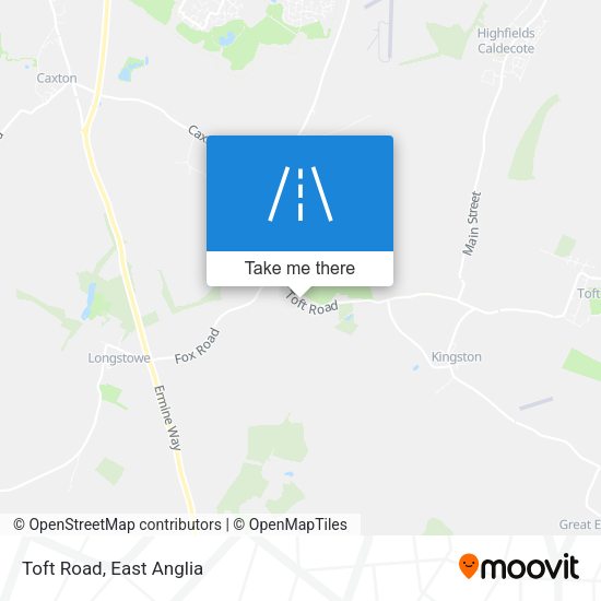 Toft Road map