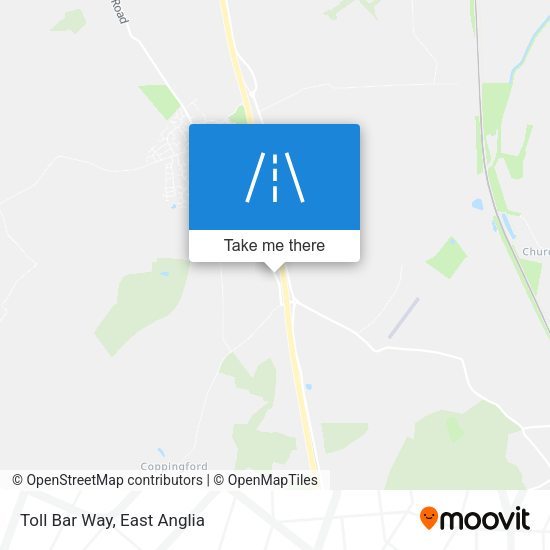 Toll Bar Way map
