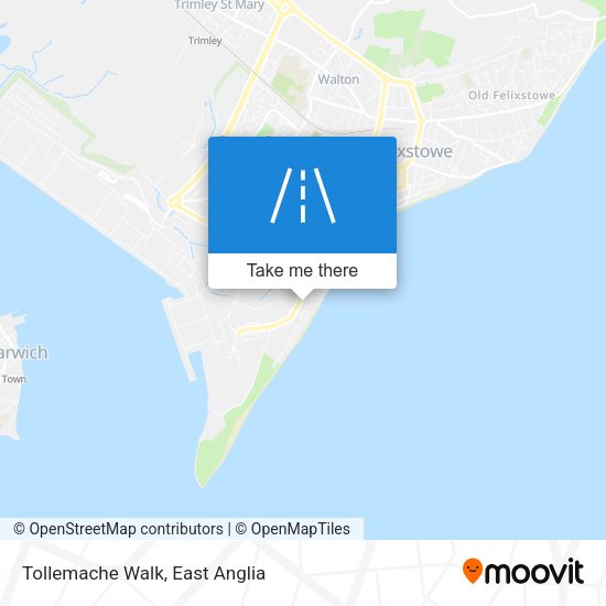 Tollemache Walk map